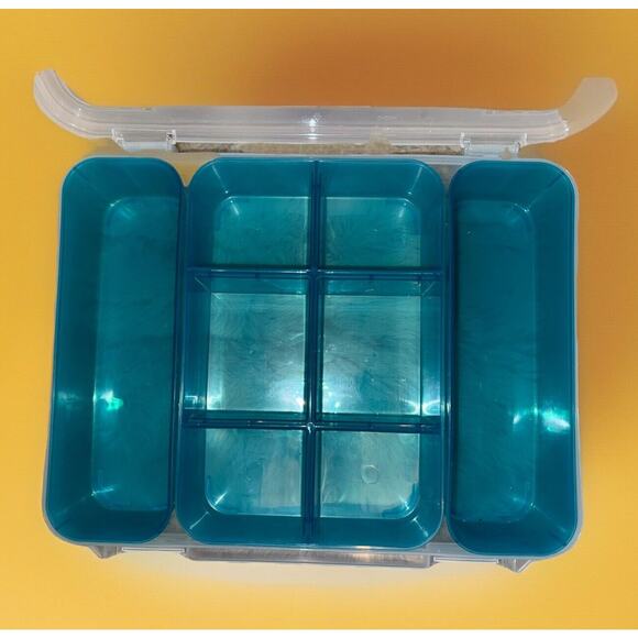Plastic Tote Storage Box Grandma’s Snackle Box EUC Great Gift For Grandma Shares - Picture 3 of 5